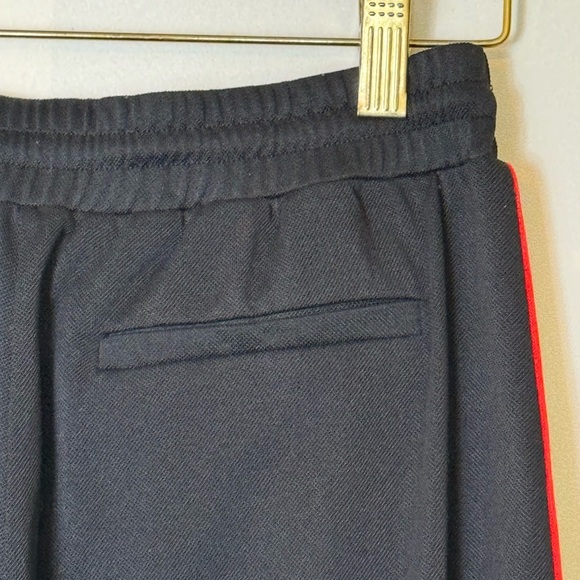 Rebekah Minkoff Betsey Oversized Racing-Stripe Drawstring Pants - Picture 12 of 15